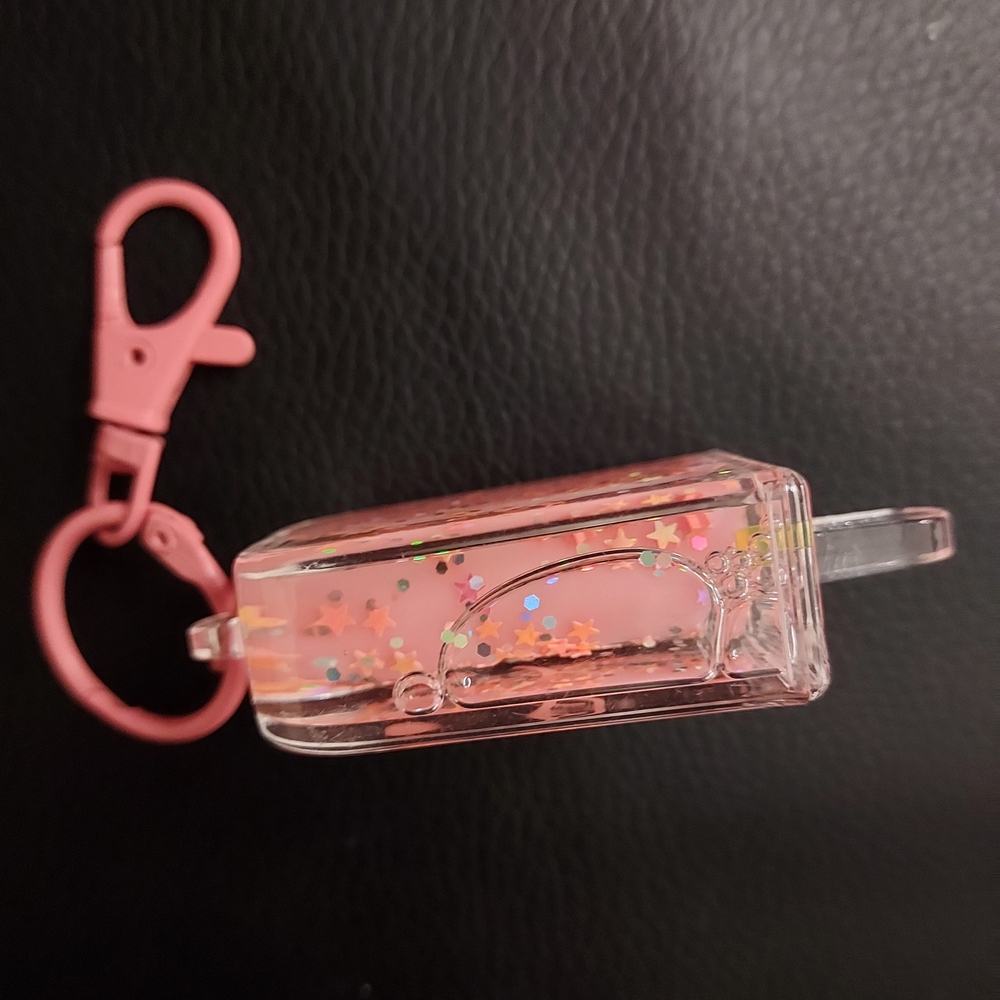 Pink Starry Keychain Accessory - Picture 2 of 4